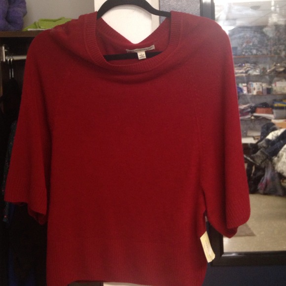 Burgundy Loose-Fitting Sweater