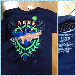BOYS LONG SLEEVE NERF TEE