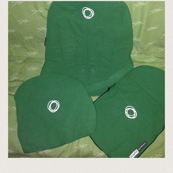 Bugaboo Cameleon green fleece stroller set!! - Picture 2 of 2
