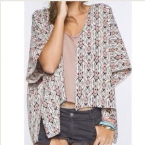 Brandy melville tribal print kimono