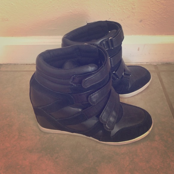 Extra tall wedge sneakers!