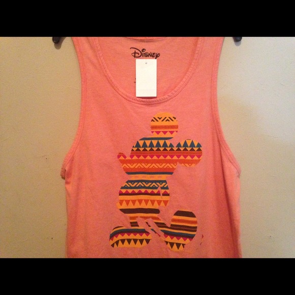 Southwest Aztec Mickey Mouse tank top shirt Nwt l