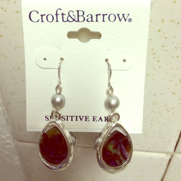 Adorable abalone earrings from kohls