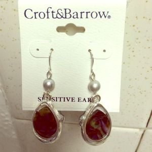 Adorable abalone earrings from kohls
