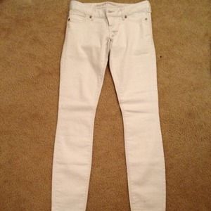 White skinny jean leggings- size 2