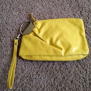 Yellow wristlet