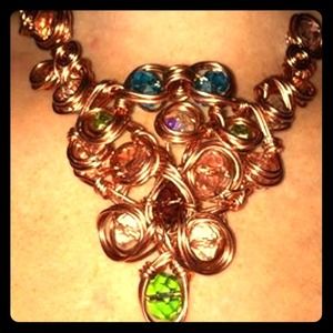 "SOLD" Wire Wrapped statement piece.