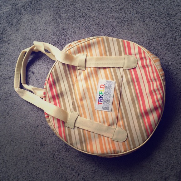 Striped TRKFLD Handbag