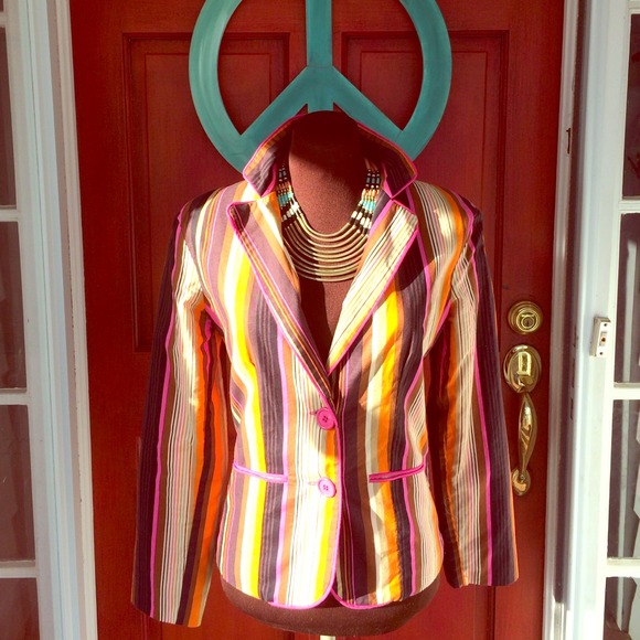 LoveLife brightly striped blazer!