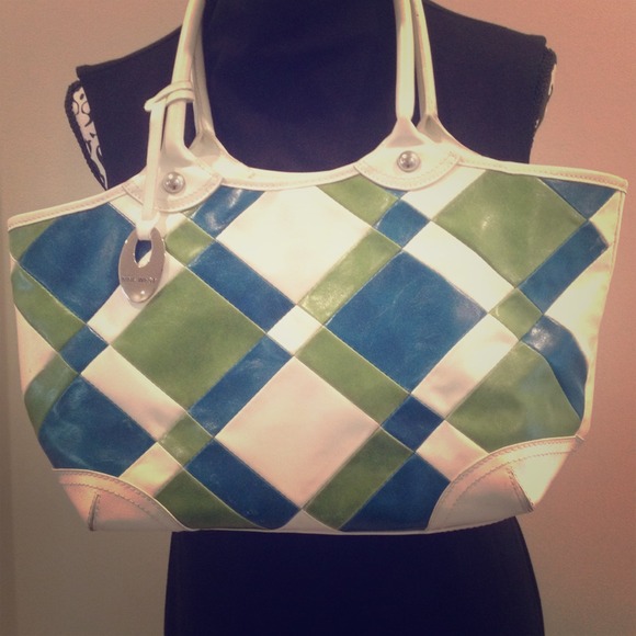 Nine West Green and Blue Bag