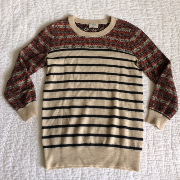 printed made well sweater
