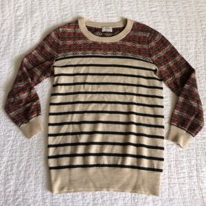 printed made well sweater