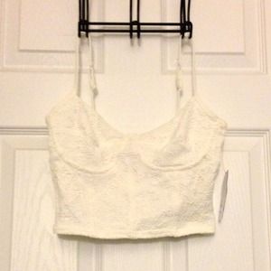 Make an offer :) cream crop top