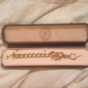 Juicy Couture Bow starter charm Bracelet