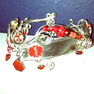 "SOLD" Wire Wrapped Cuff Bracelet.