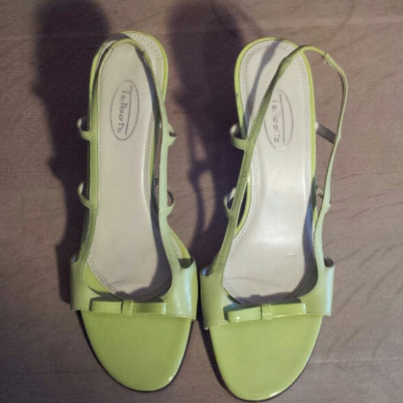 lime green Talbots shoes