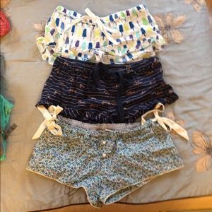 Bundle of PINK night shorts. Bundle @mitchell12881