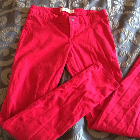 🚫Sold🚫Red Skinny Jeans