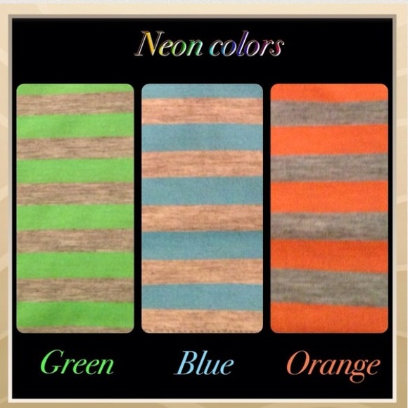 Neon Stripe Maxi-Dress. Made in USA! Price Firm - Picture 4 of 4