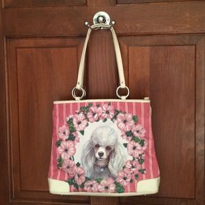 Isabella Fiore sequin poodle bag