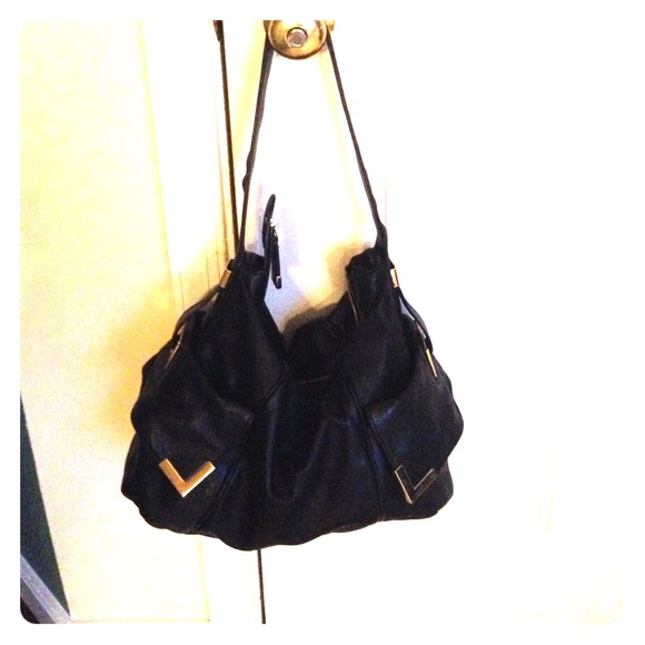 MICHAEL Michael Kors Handbags - MICHAEL Michael Kors Beverly Black Leather Handbag