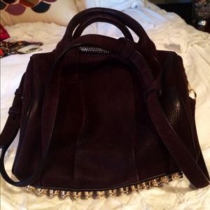 Alexander Wang Rockie Suede Duffel : Plum