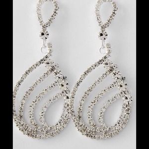 Rhinestone earrings