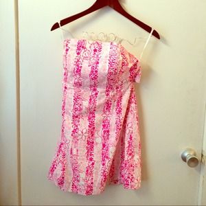 Strapless Lilly Pulitzer dress
