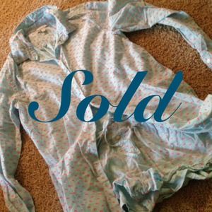 ❌SOLD❌Gap lounging shirt and shorts set
