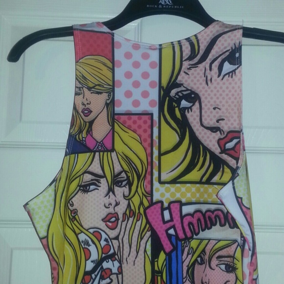 *REDUCTION* Comic Print Bodycon - Picture 2 of 2