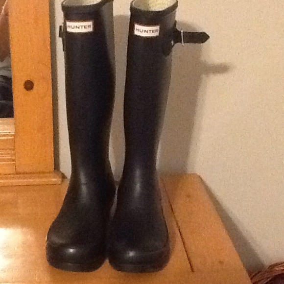 Hunter boots black
