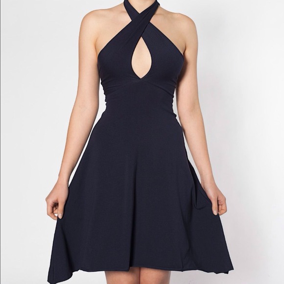 Yellow American apparel Jersey dress