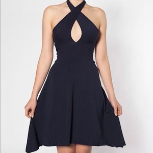 Yellow American apparel Jersey dress