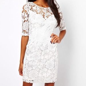 White lipsy dress