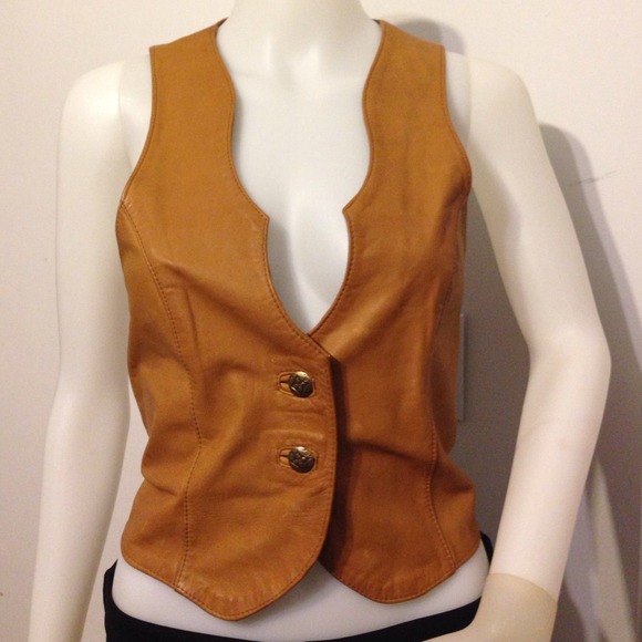 Leather vest