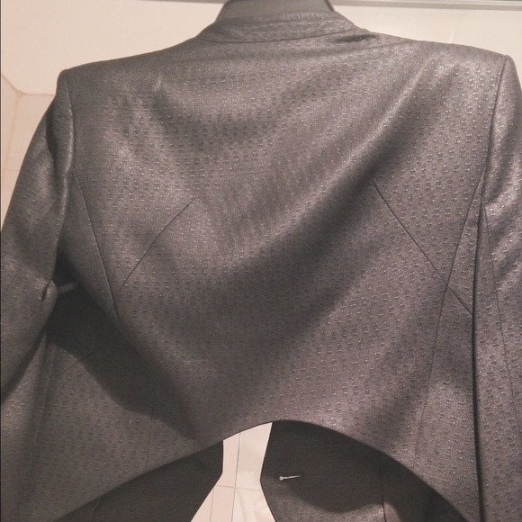 Black Helmut Lang Tux One Button Blazer - Picture 3 of 4