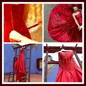 Wedding reception dress / elegant gown for sale