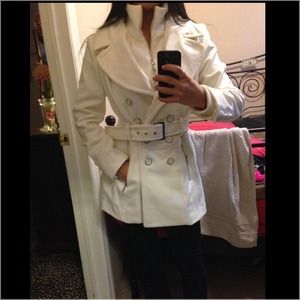 White GUESS winter jacket