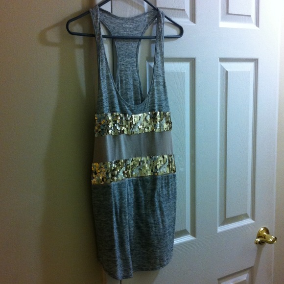 Express Sequined Tank Top