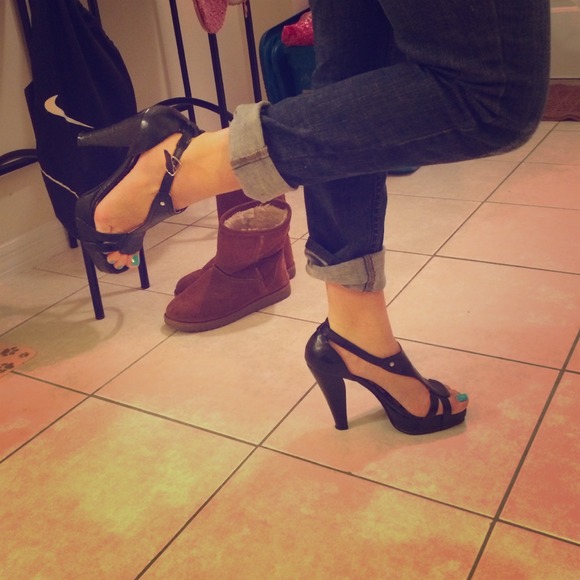 Black heels