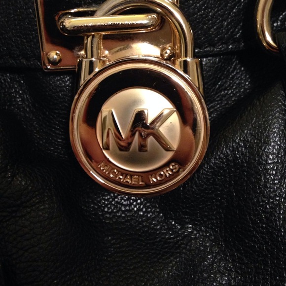 ✨✨SOLD!✨✨Michael kors black large Hamilton bag - Picture 3 of 4