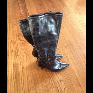 BCBG Tall Black Boots