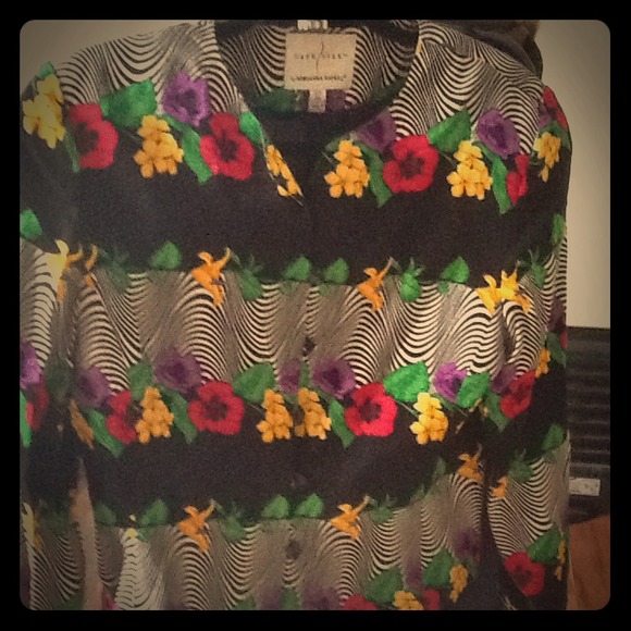 Vintage spring floral jacket