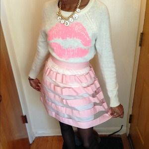 Forever 21 Sweaters - Polar bear and Lip Stain Sweater S/Yonce skirt sm Forever 21 Sweaters - Polar bear and Lip Stain Sweater S/Yonce skirt sm