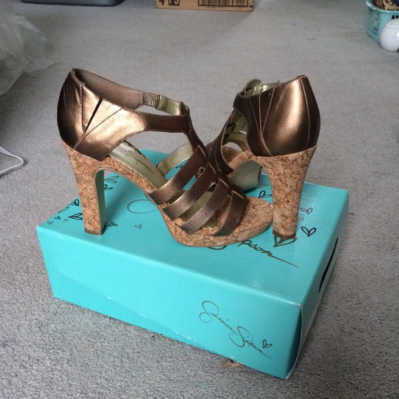 Jessica Simpson Shoes Jessica Simpson Cork Heels Poshmark