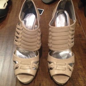 Beigh Calvin Klein heels!