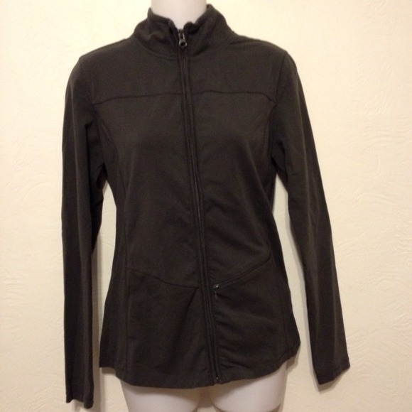 Fashion Bug charcoal zip up sz small