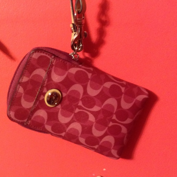 Brand new authentic coach phone/wallet case