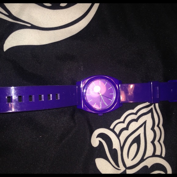 Purple Nixon watch
