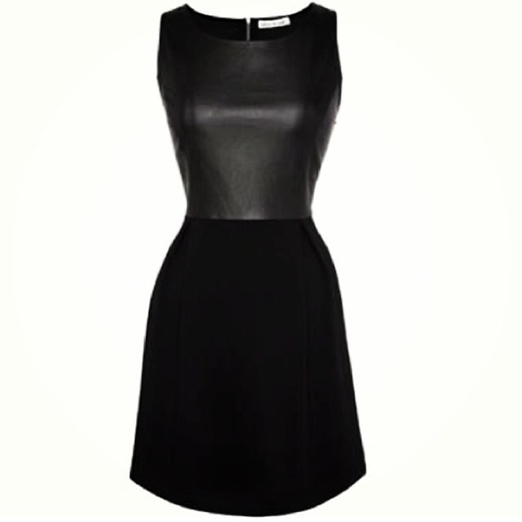 Olive and oak leather top dress